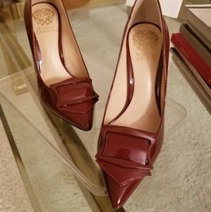 Vince Camuto buckle pointed toe heel